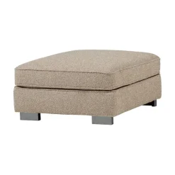 Lazy Hocker bouclé naturel