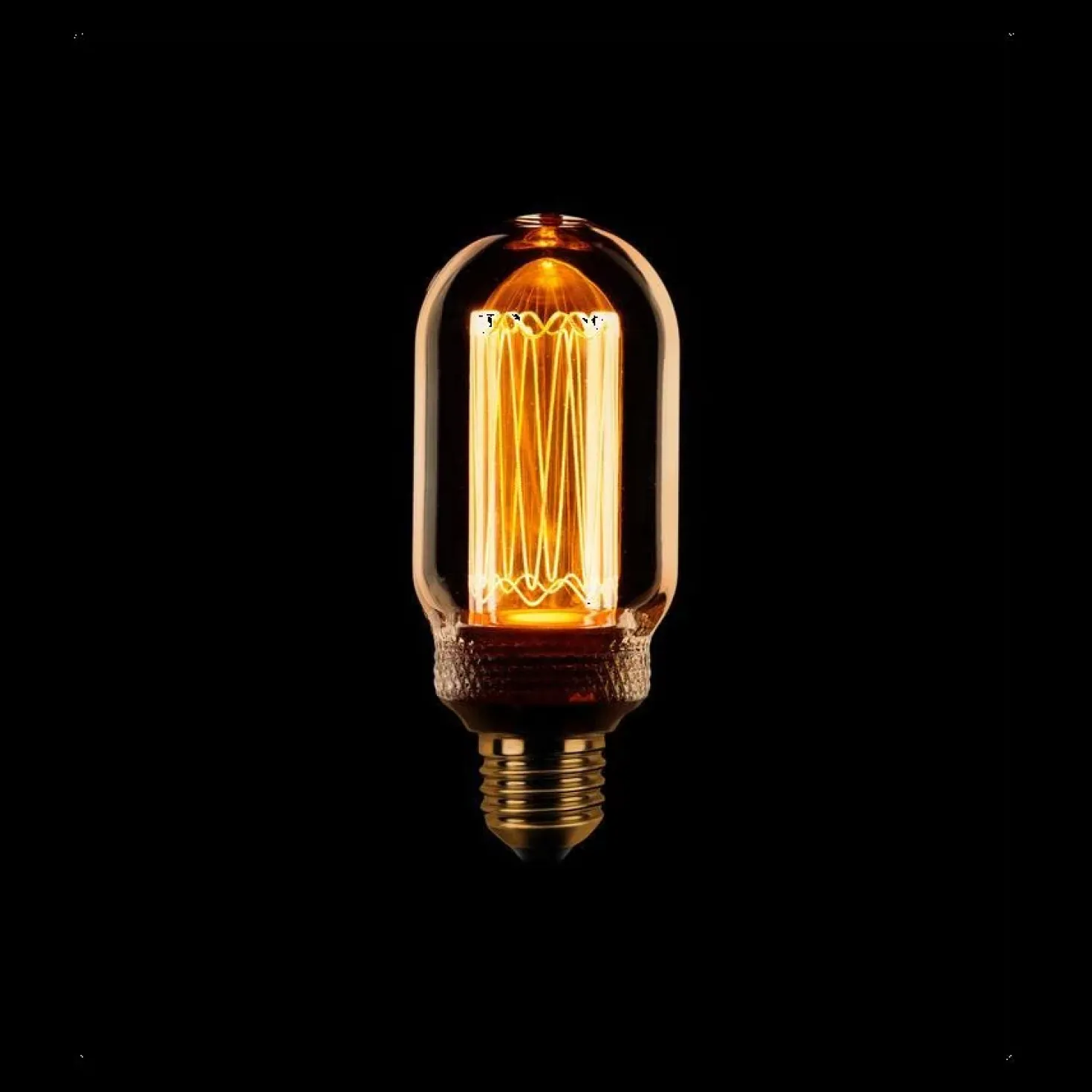 Led lamp Kooldraad Buis 11,5cm E27 Amber