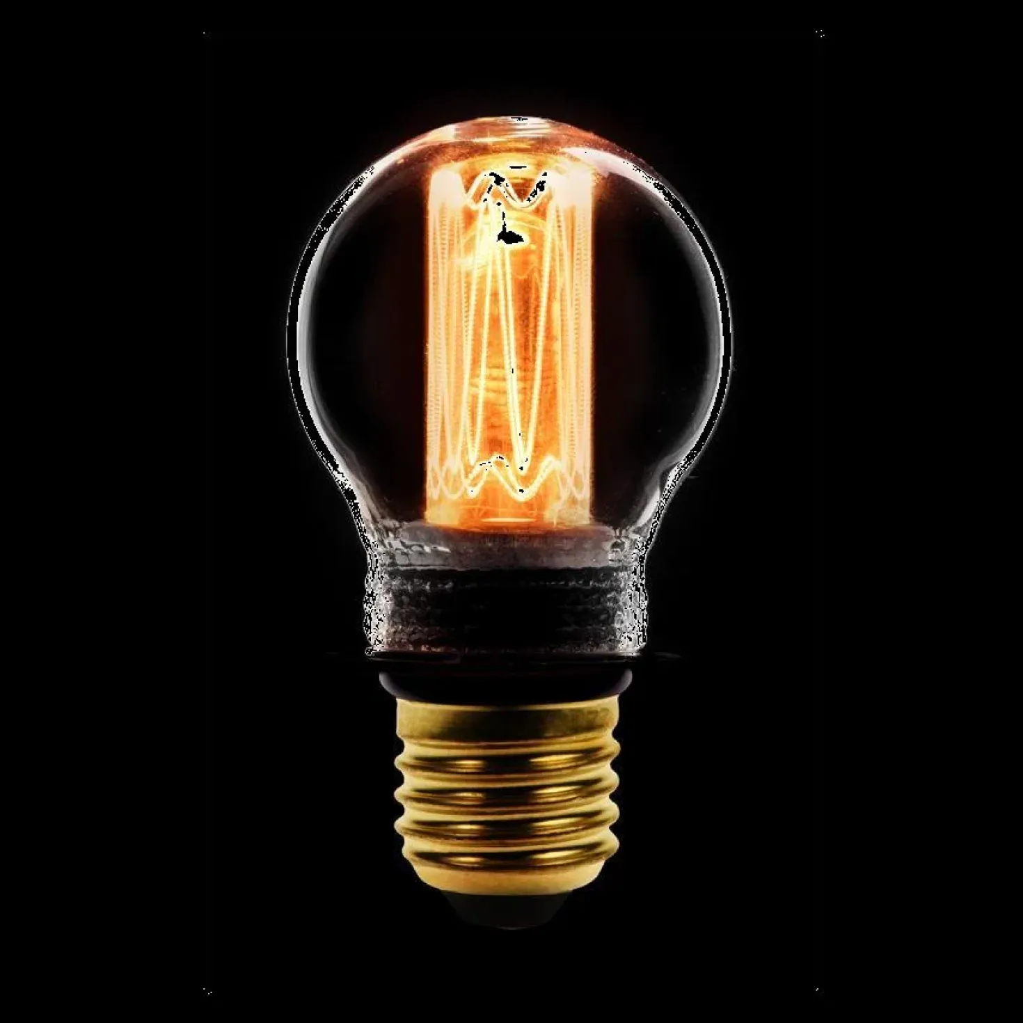 Led lamp Kooldraad Kogel 4,5cm E27 Helder