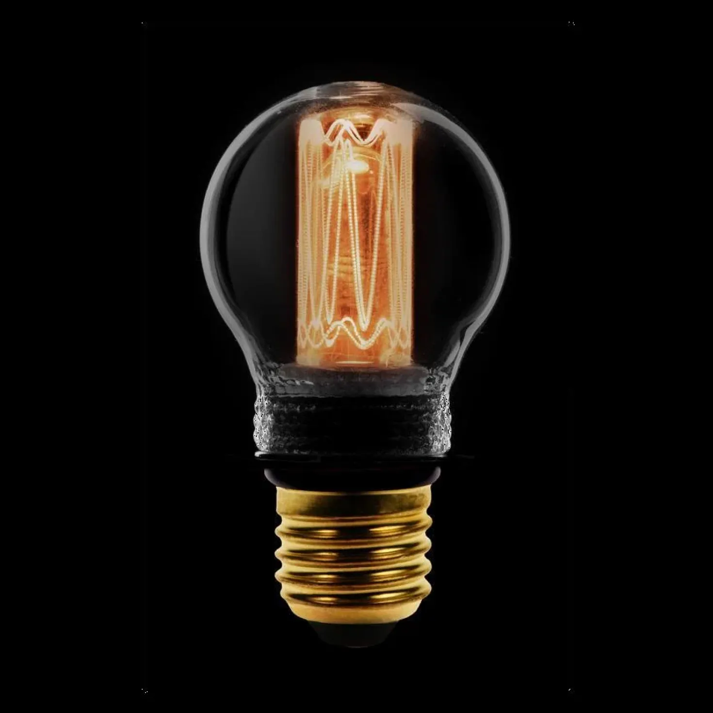 Led lamp Kooldraad Kogel 4,5cm E27 Smoke