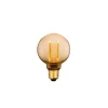 Led lamp Kooldraad Rond 8cm E27 Amber 3 standen