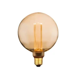 Led lamp Kooldraad Rond 12,5cm E27 Amber 3 standen