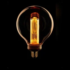 Led lamp Kooldraad Rond 12,5cm E27 Amber