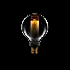 Led lamp Kooldraad Rond 8cm E27 Half Smoke 3 standen