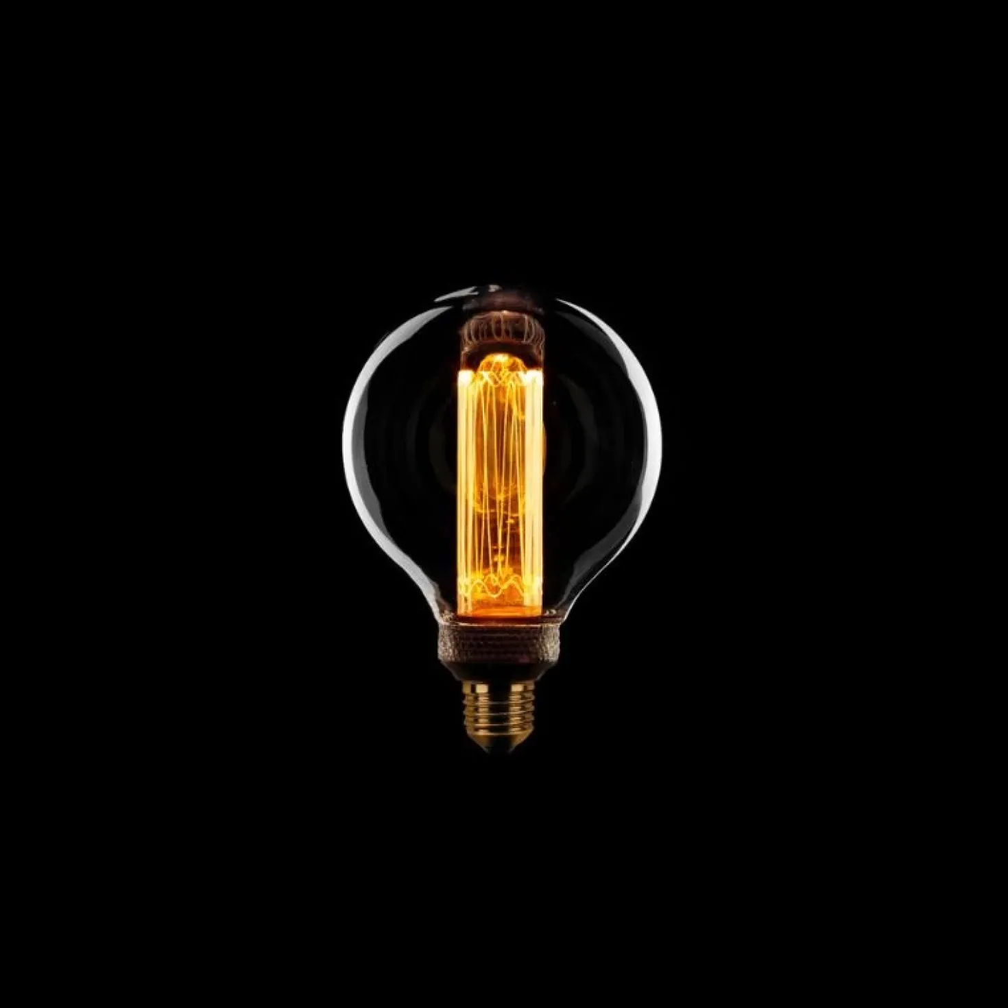 Led lamp Kooldraad Rond 9,5cm E27 Helder 3 standen