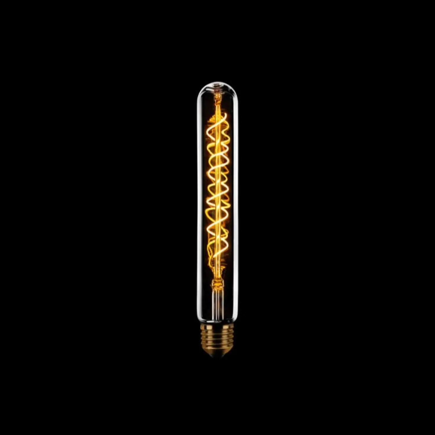 Led lamp spiraal Buis 18,5cm E27 Helder 3 standen