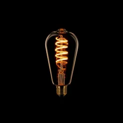 Led lamp Spiraal Dimtone 3 standen druppel E27 Gold
