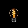 Led lamp Spiraal Dimtone 3 standen kogel E27 Gold