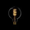 Led lamp Spiraal Rond 9,5cm E27 Smoke