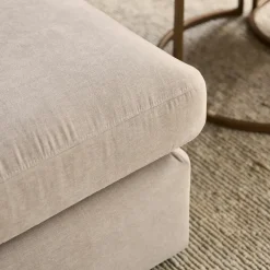 Lena Bank Ottomane Links + 2,5 zits rechts Beige