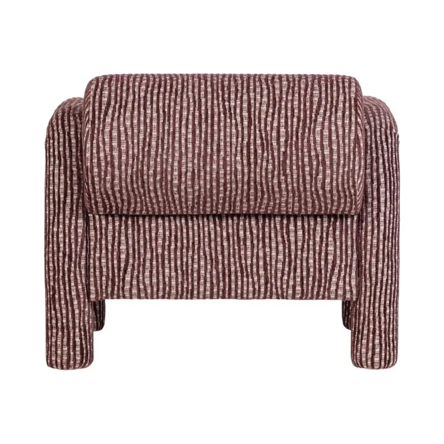 Lenny Fauteuil Dessin Bordeauxrood