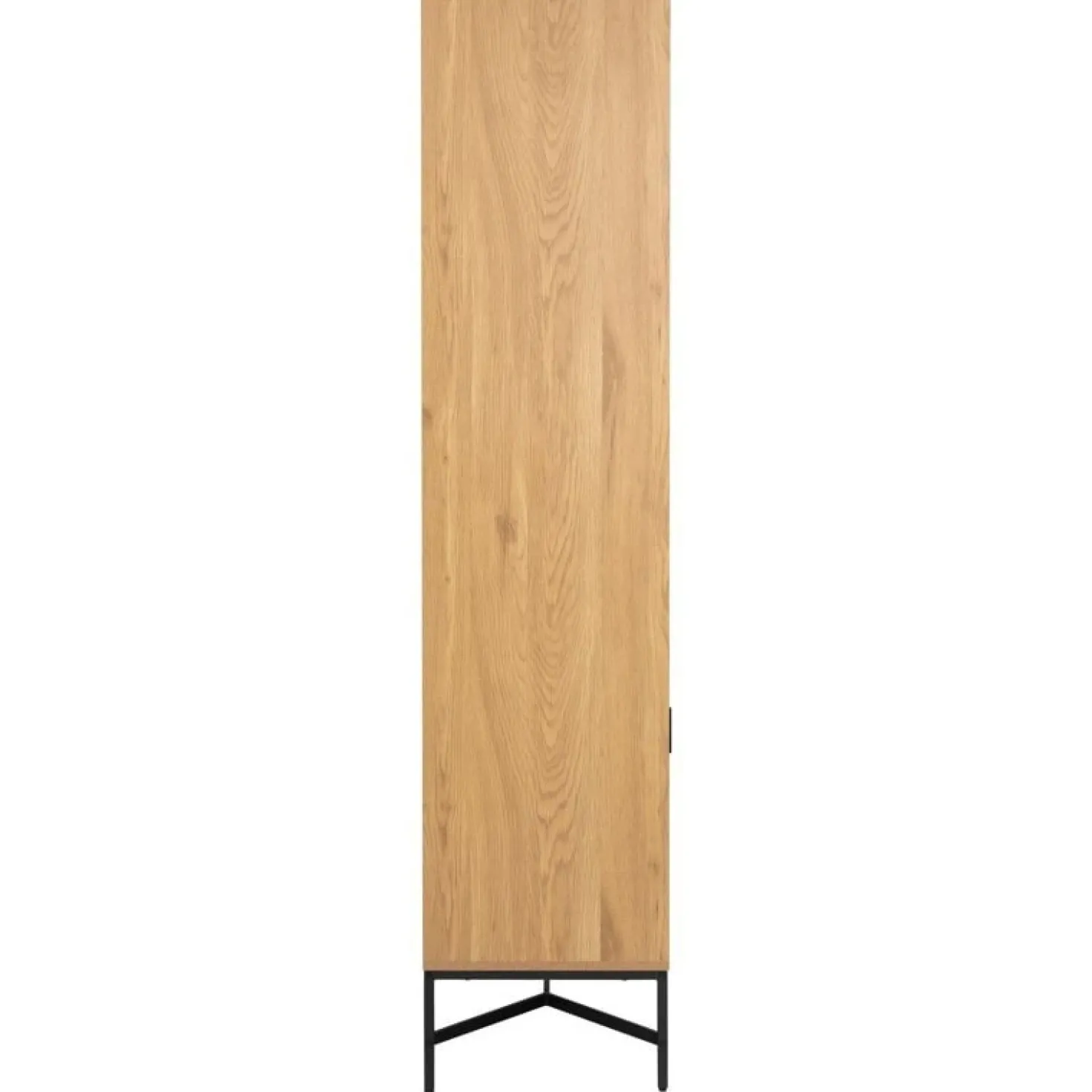Lexora Vitrinekast Eiken lichtbruin 80cm