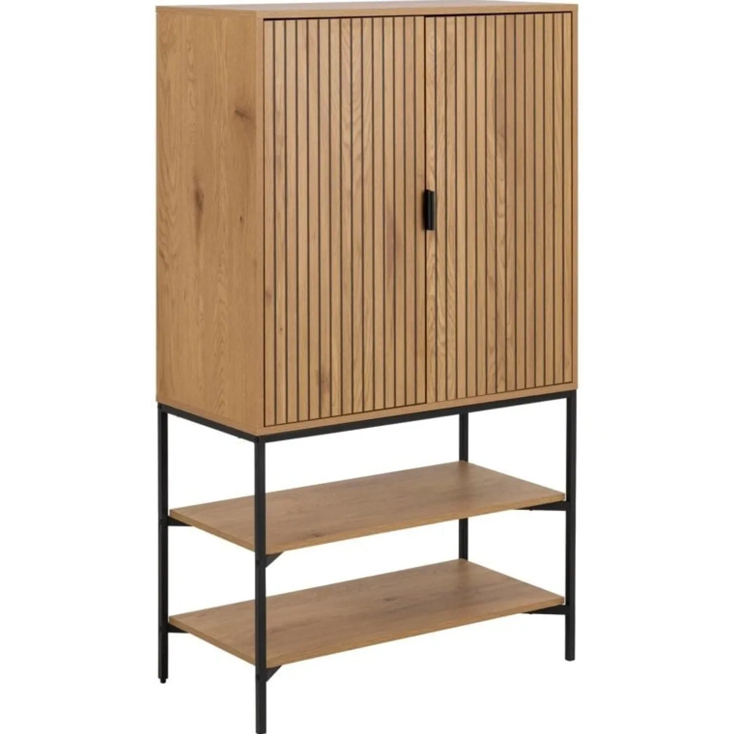 Lexora Wandkast Eiken lichtbruin 80cm