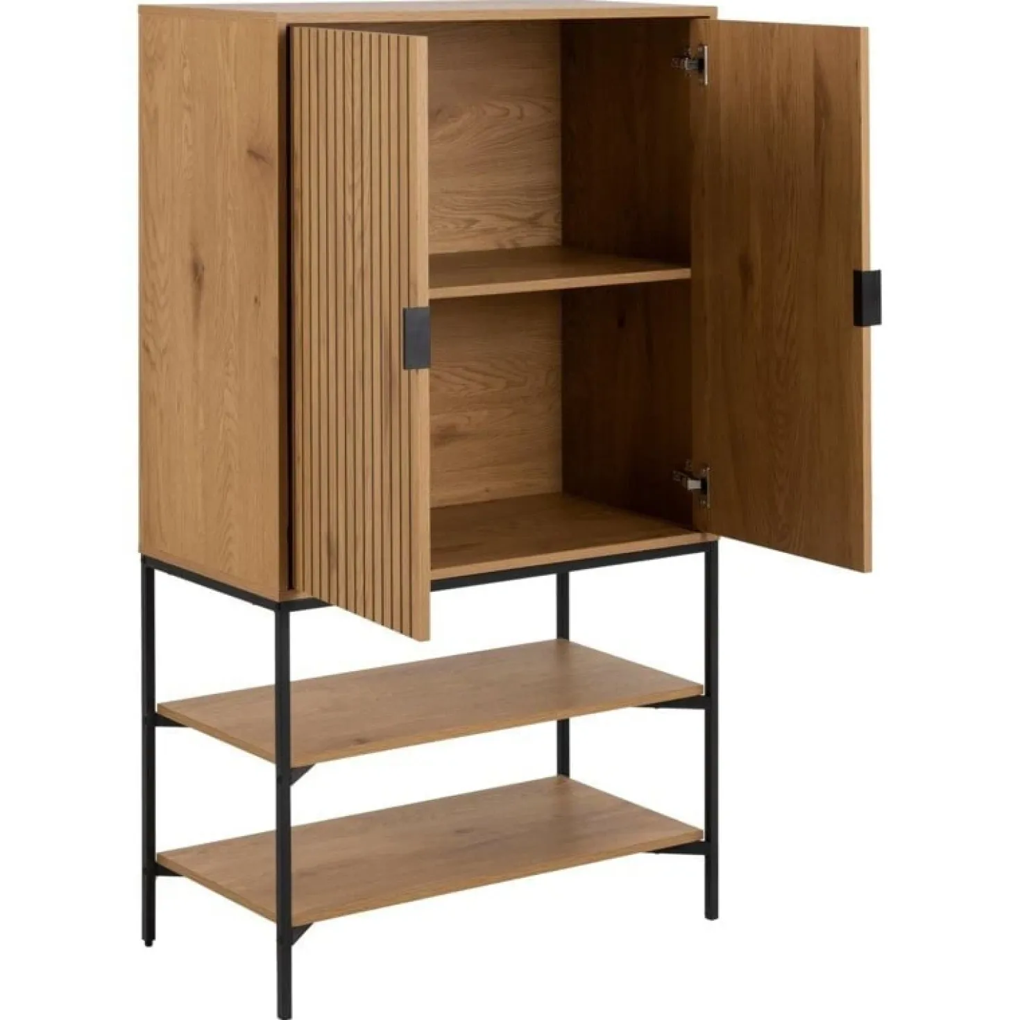 Lexora Wandkast Eiken lichtbruin 80cm