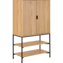 Lexora Wandkast licht Eiken 80cm