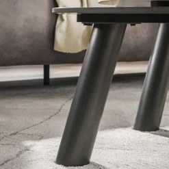 Lex Salontafel set van 2 log keramiek travertin