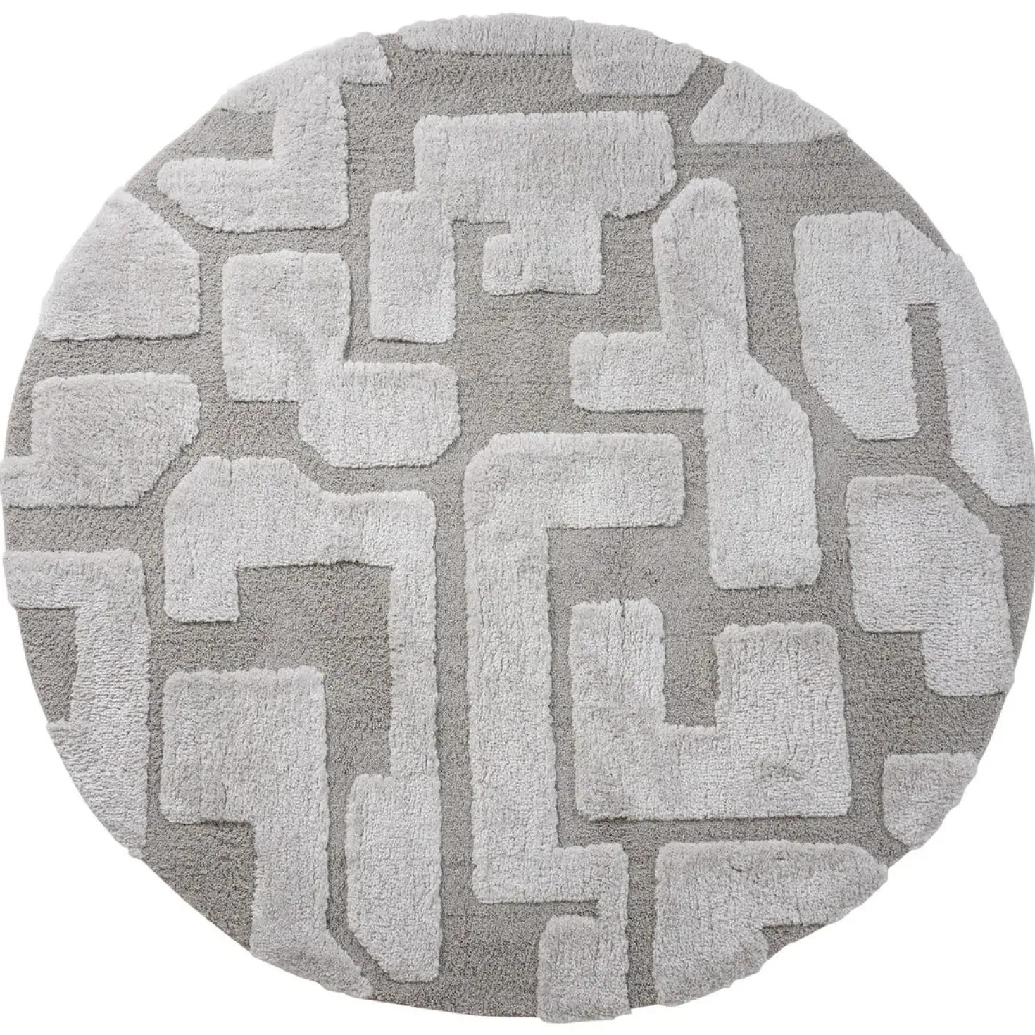 Liana vloerkleed Beige Rond 160x160cm