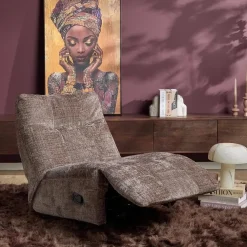 Lieke Relaxfauteuil Bruin
