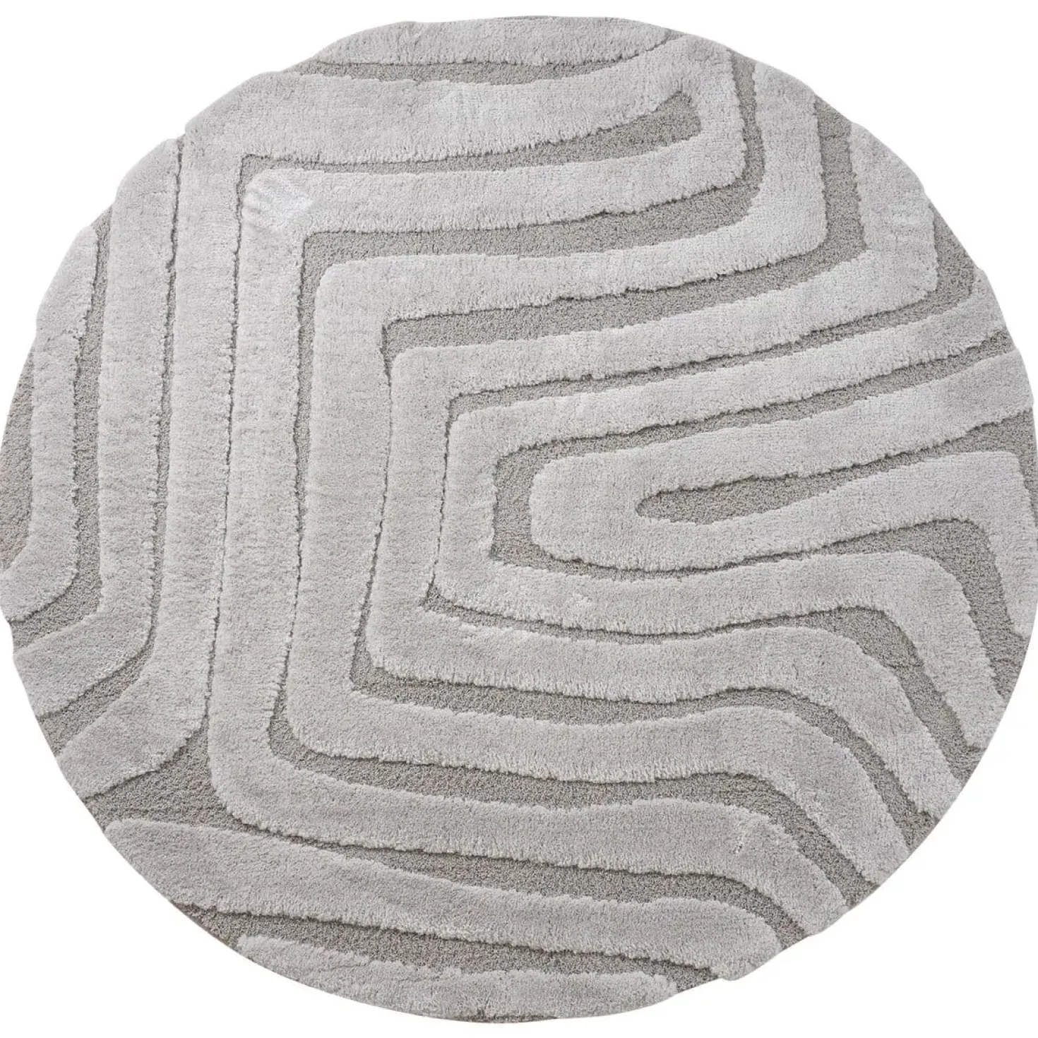 Lima vloerkleed Beige Rond 160x160cm