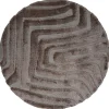 Lima vloerkleed Bruin Rond 160x160cm