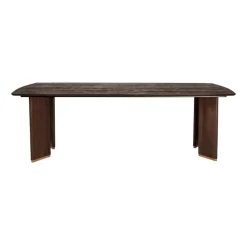 Lior Eettafel Bruin Goudpoot 200cm