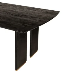 Lior Eettafel Zwart Goudpoot 280cm