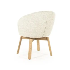 Livia Eetkamerstoel Beige stof