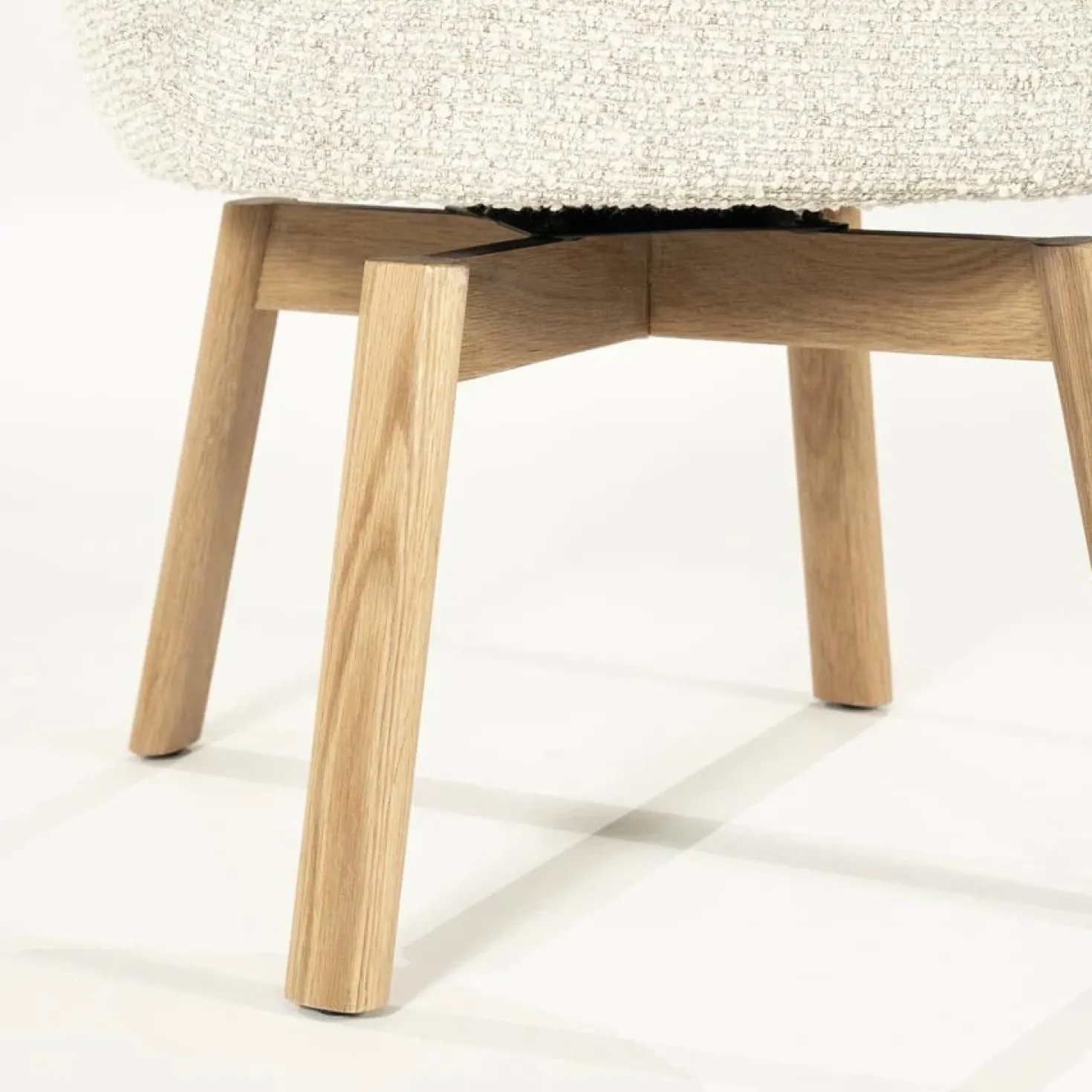 Livia Eetkamerstoel Beige stof