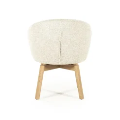 Livia Eetkamerstoel Beige stof