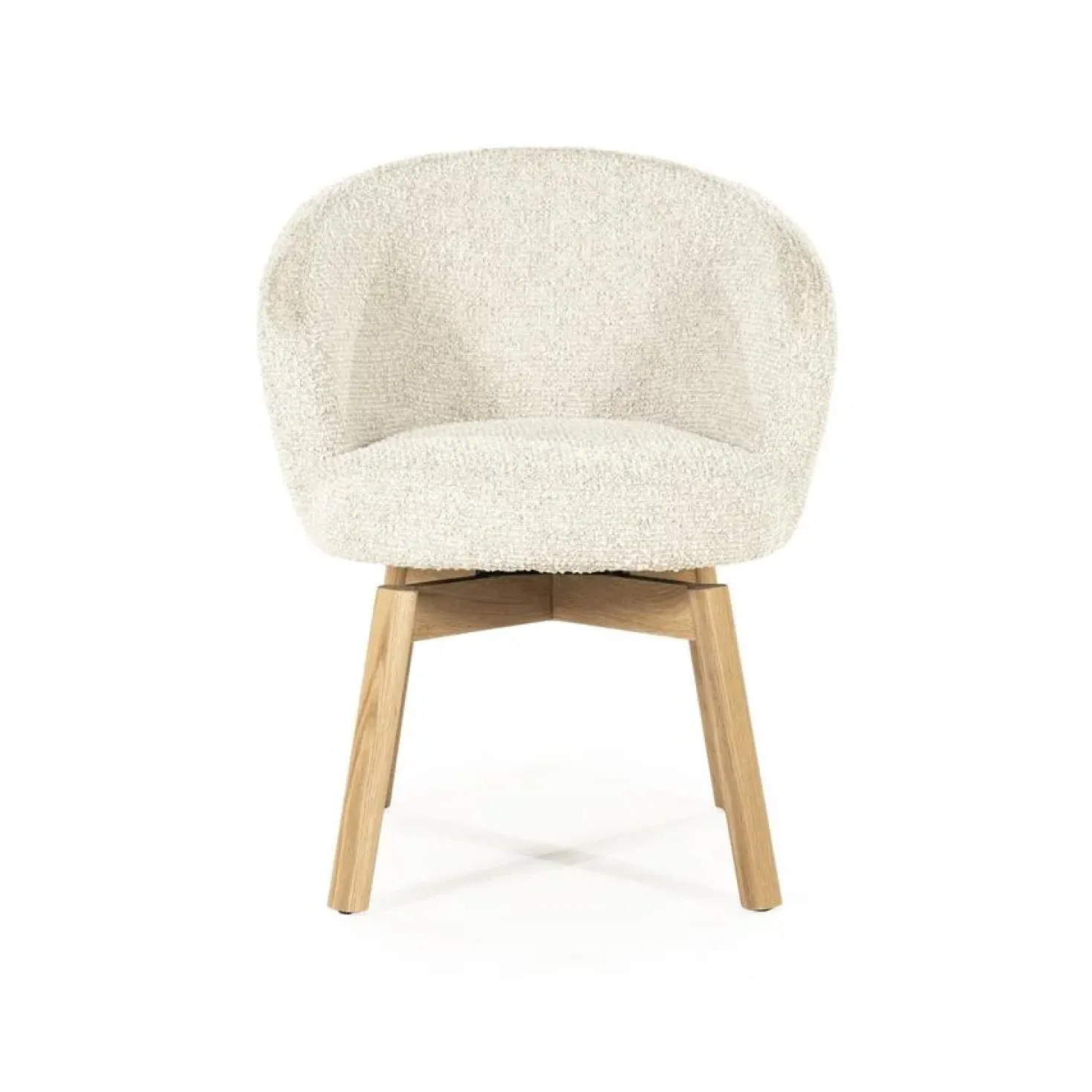 Livia Eetkamerstoel Beige stof