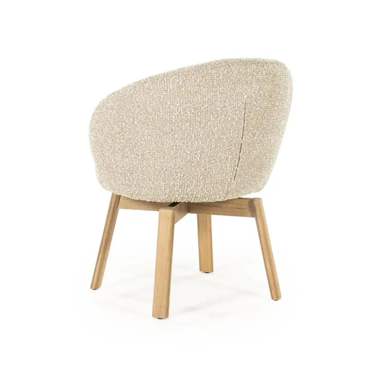 Livia Eetkamerstoel Taupe stof