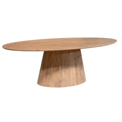 Livia Eettafel Ovaal Naturel 210cm