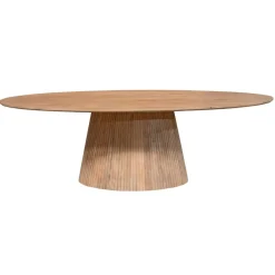 Livia Eettafel Ovaal Naturel 210cm