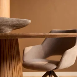 Livia Eettafel Ovaal Naturel 210cm