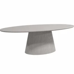 Livia Eettafel Ovaal Taupe 210cm