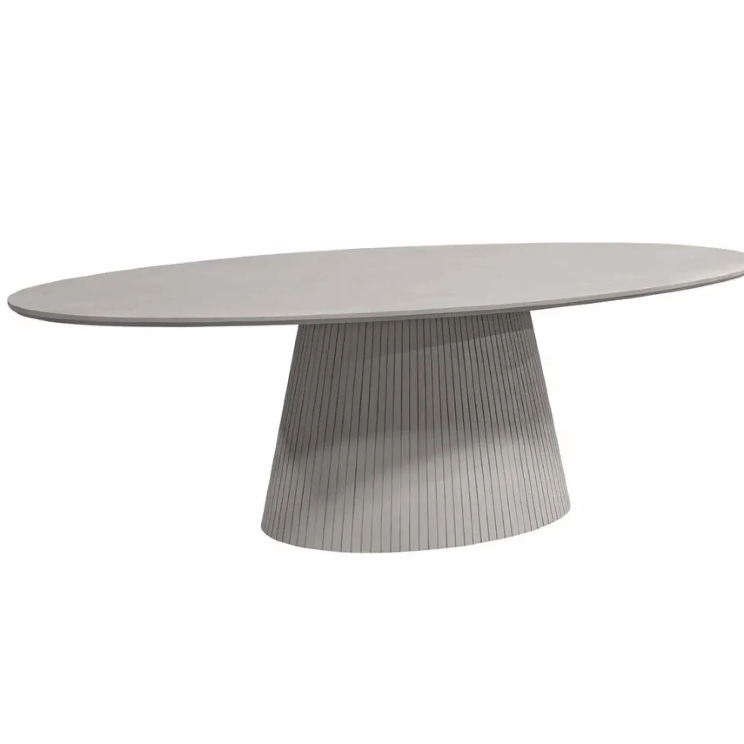 Livia Eettafel Ovaal Taupe 240cm