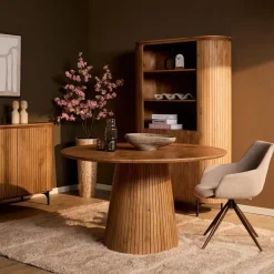 Livia Eettafel Rond Naturel 150cm