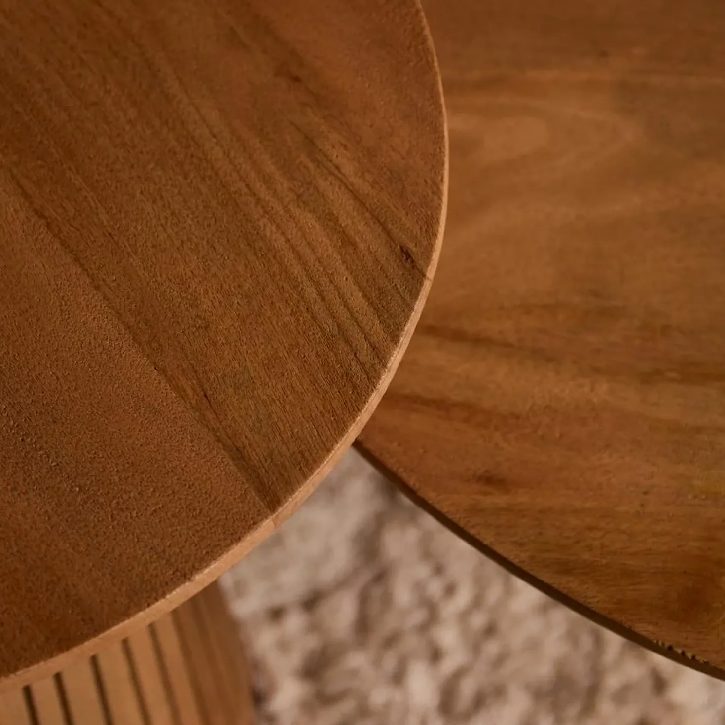 Livia Salontafel Rond Naturel 80cm