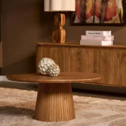 Livia Salontafel Rond Naturel 80cm