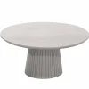 Livia Salontafel Rond Taupe 80cm