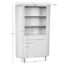 Livia Wandkast Zand 115cm