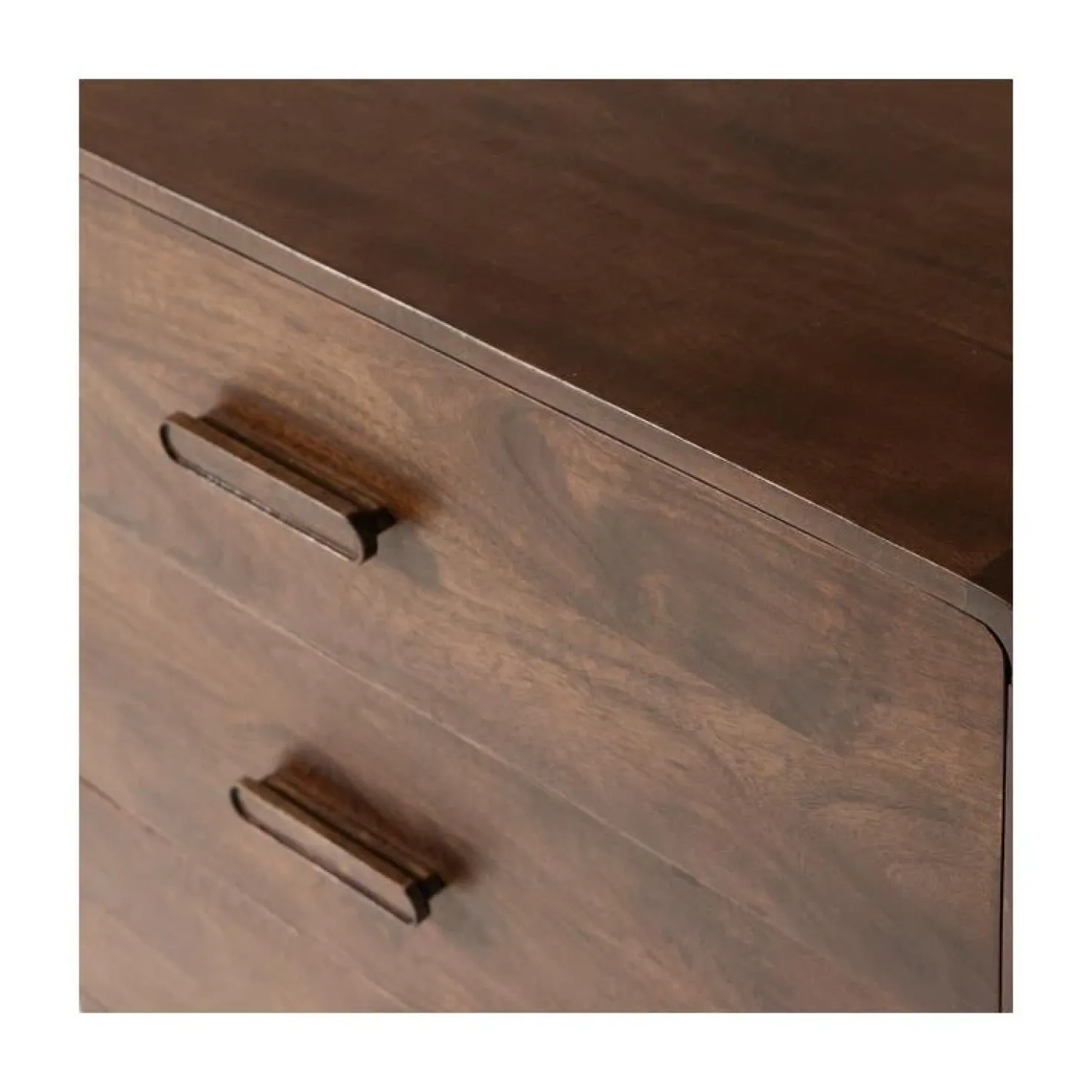 Liya Ladekast mangohout donkerbruin 90cm