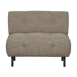 Lloyd Fauteuil grof geweven bruin melange