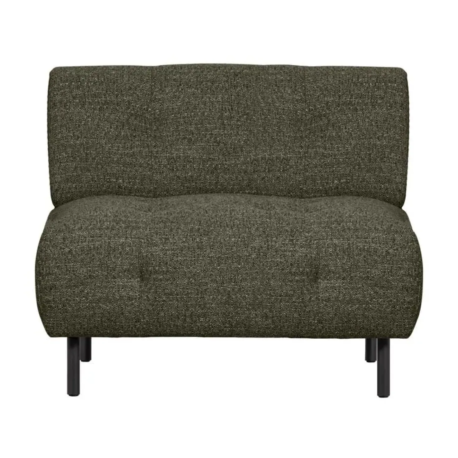 Lloyd Fauteuil grof geweven groen melange