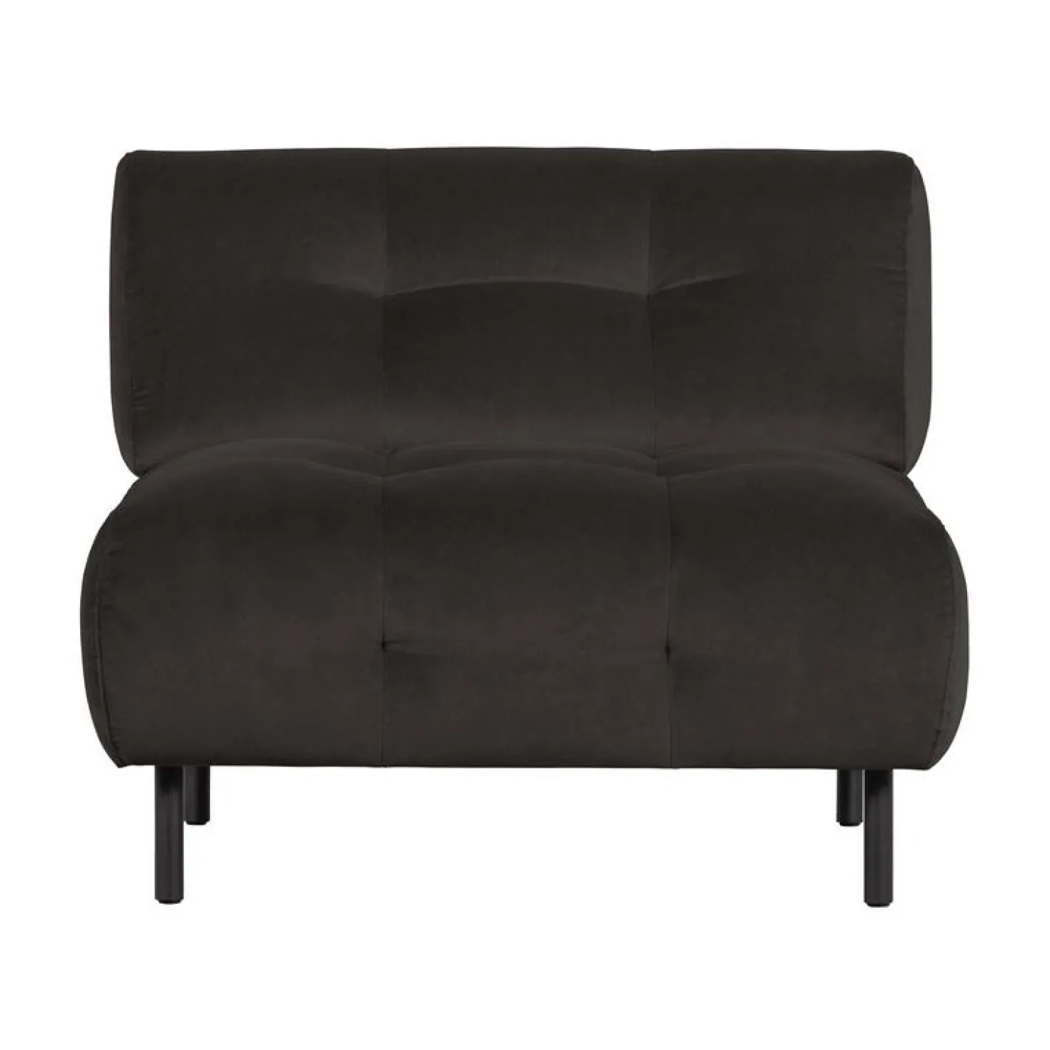 Lloyd Fauteuil velvet cast iron