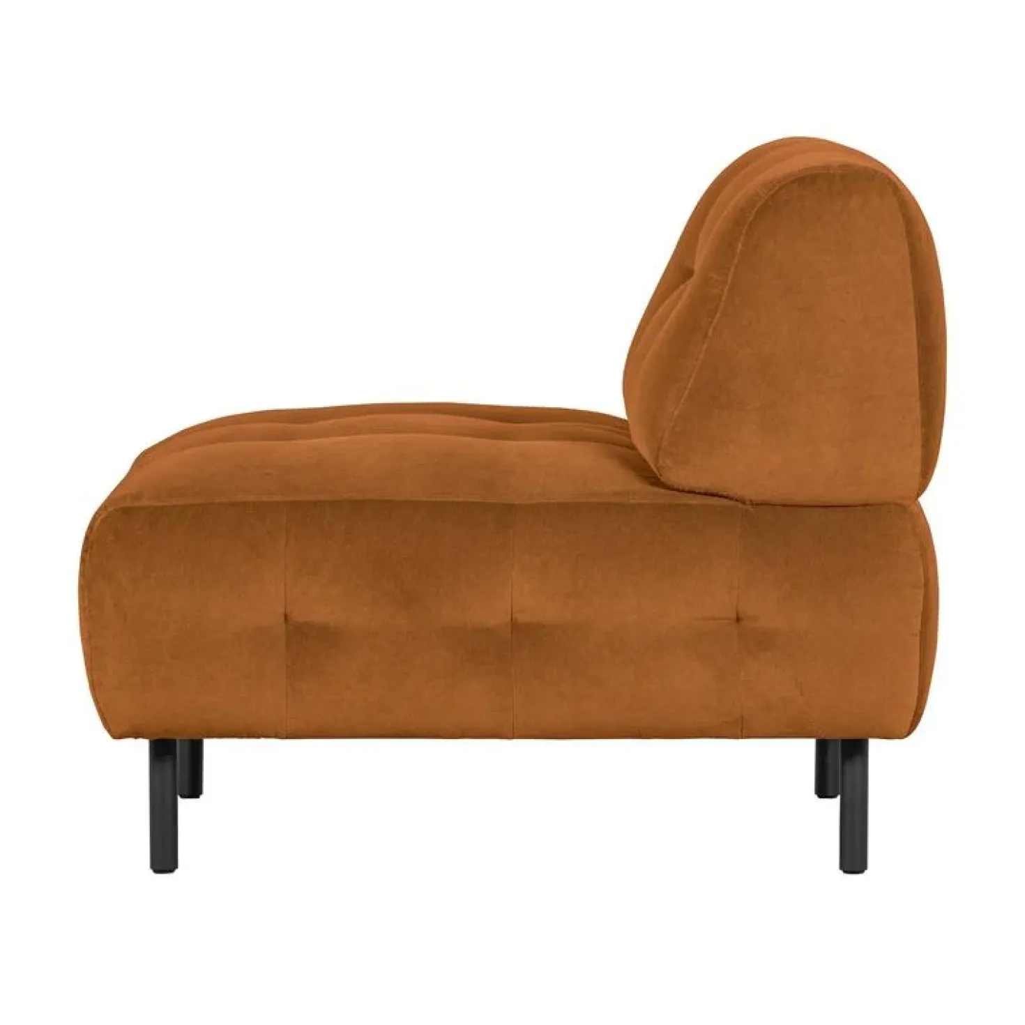 Lloyd Fauteuil velvet kaneel