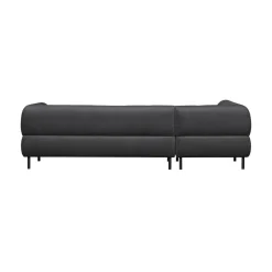 Lloyd Hoekbank links velvet cast iron
