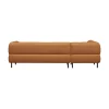 Lloyd Hoekbank links velvet kaneel