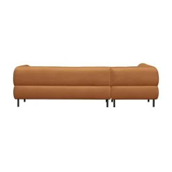 Lloyd Hoekbank links velvet kaneel