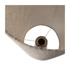 Loft 2-lichts Vloerlamp metaal/bouclé naturel met stippen